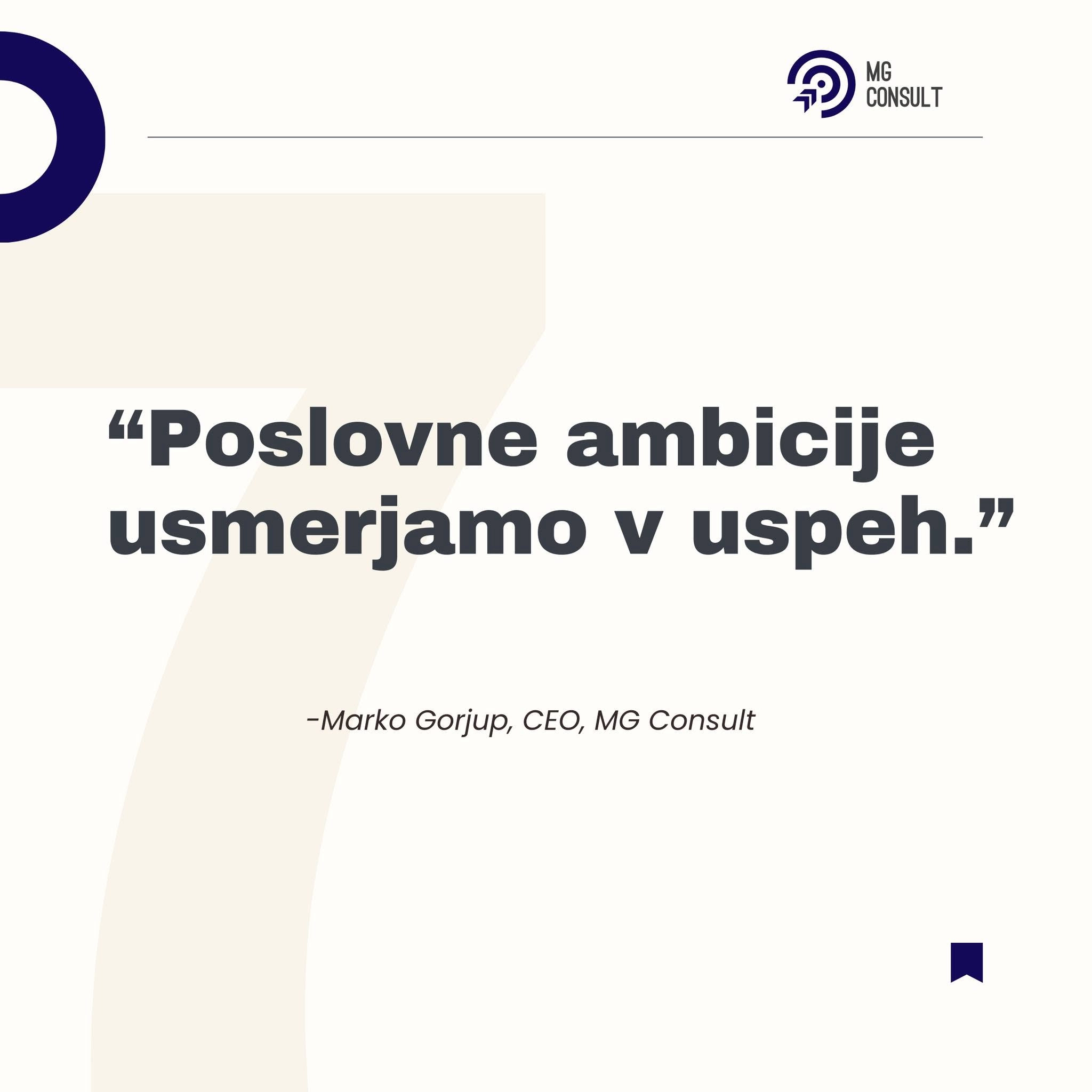 MG Consult: Zaupanja vredno parnerstvo od zagona poslovanja do mednarodnega uspeha